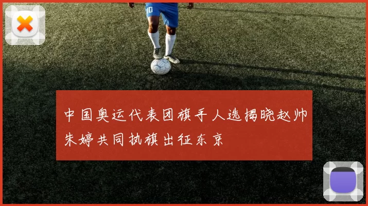 中国奥运代表团旗手人选揭晓赵帅朱婷共同执旗出征东京